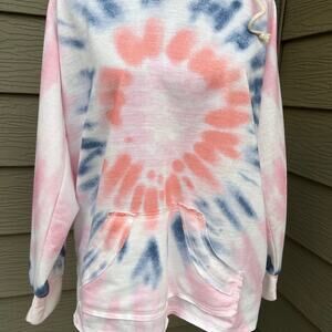 ADELE B. Women’s S hoodie, tie-dye, lightweight, NWT